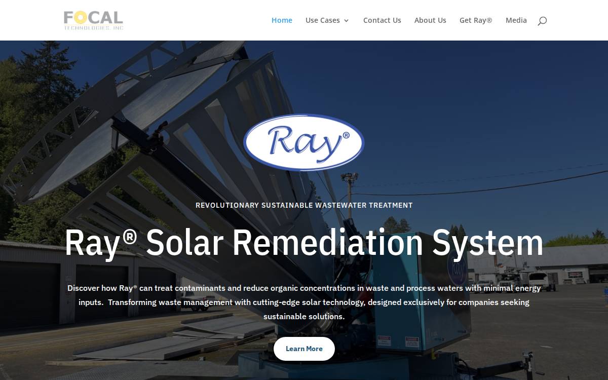 Focal Technologies website preview