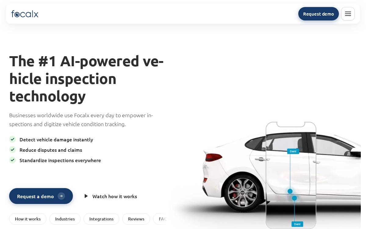 Focalx website preview