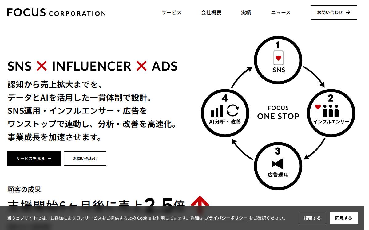 FOCUS website preview