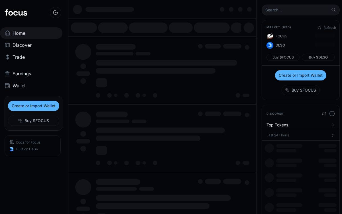Focus website preview