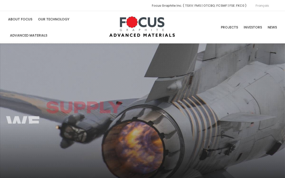 Focus Graphite website preview