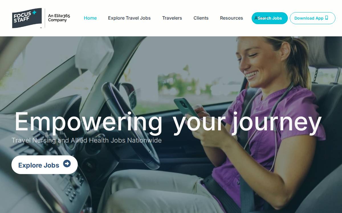 Focus Staff Services, LLC website preview