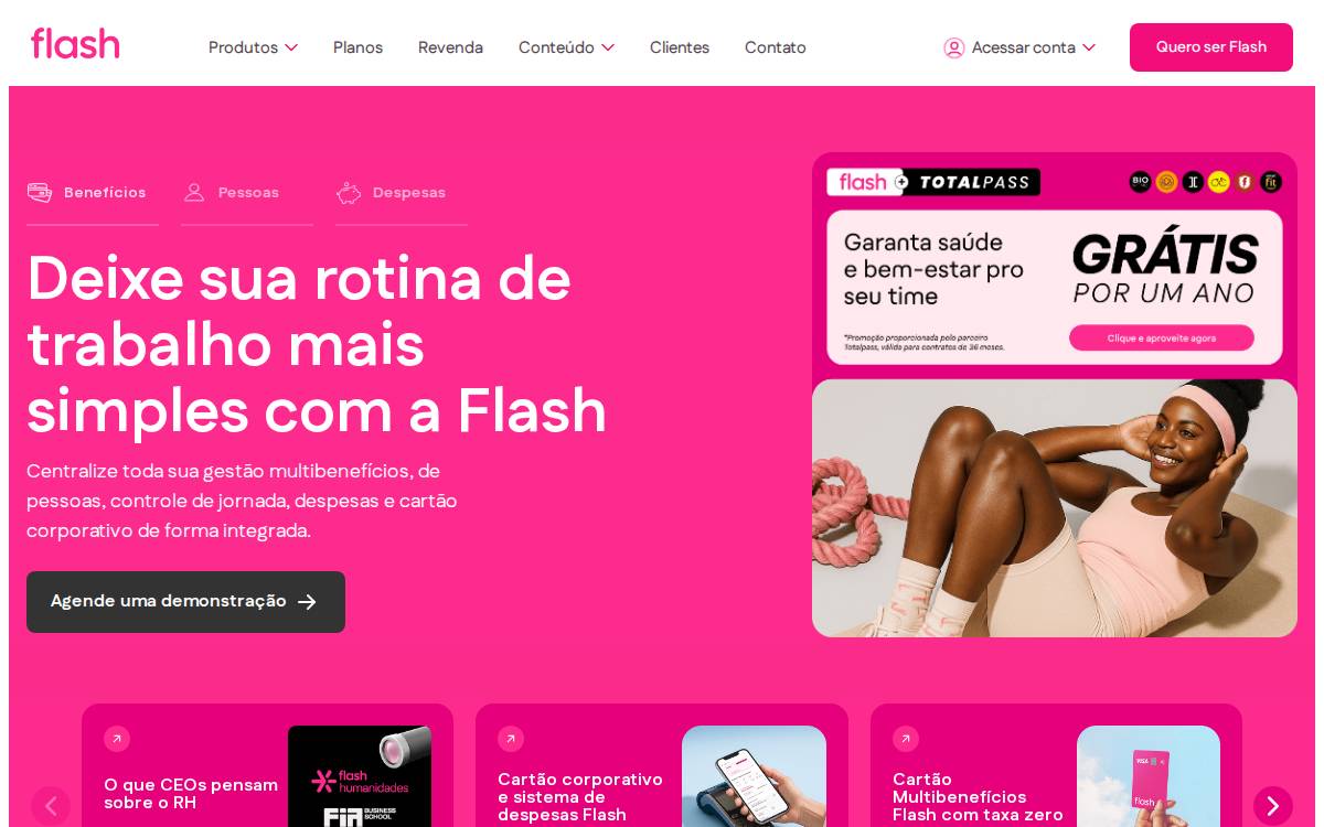Folhacerta website preview