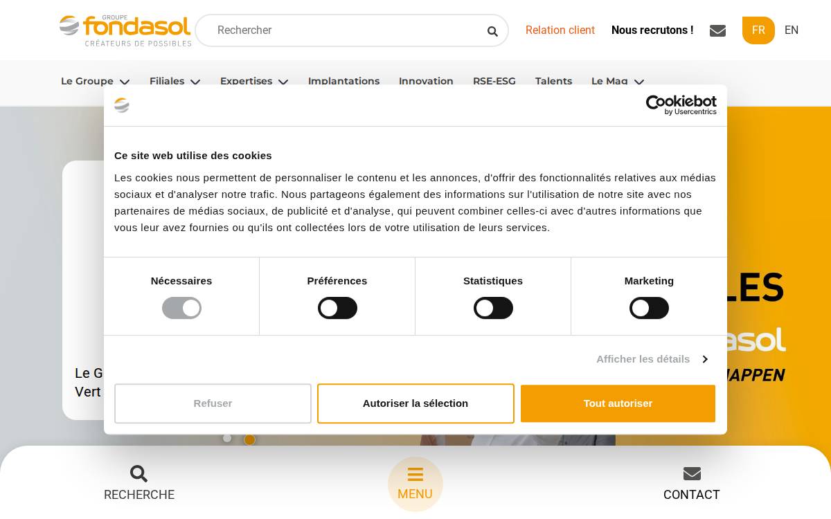 Fondasol website preview