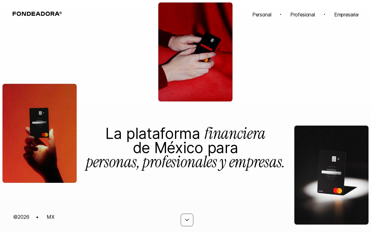 Fondeadora website preview