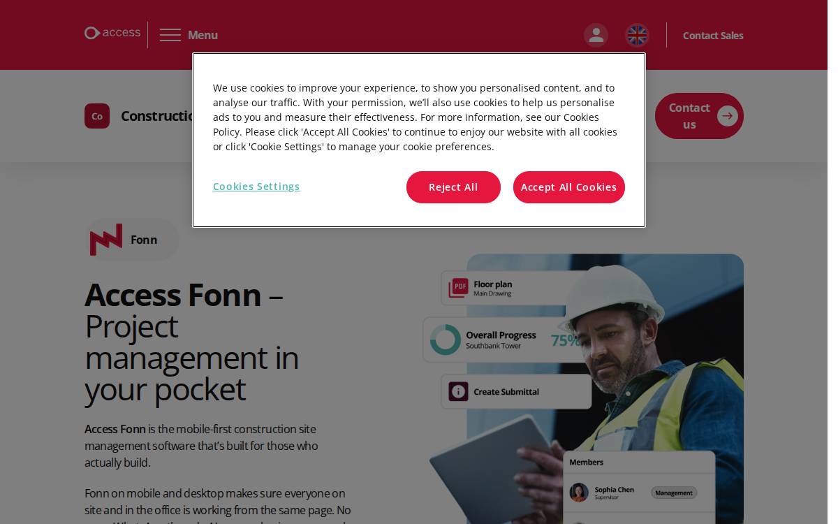 Fonn website preview