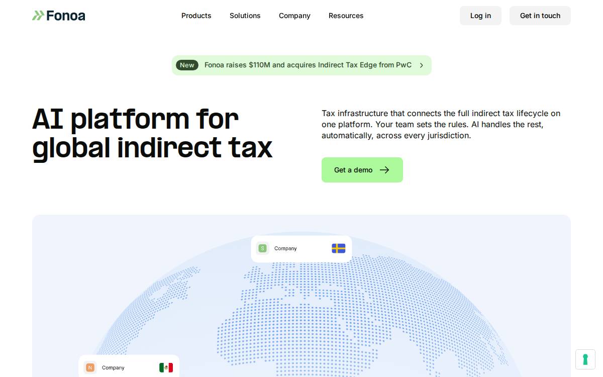 Fonoa website preview