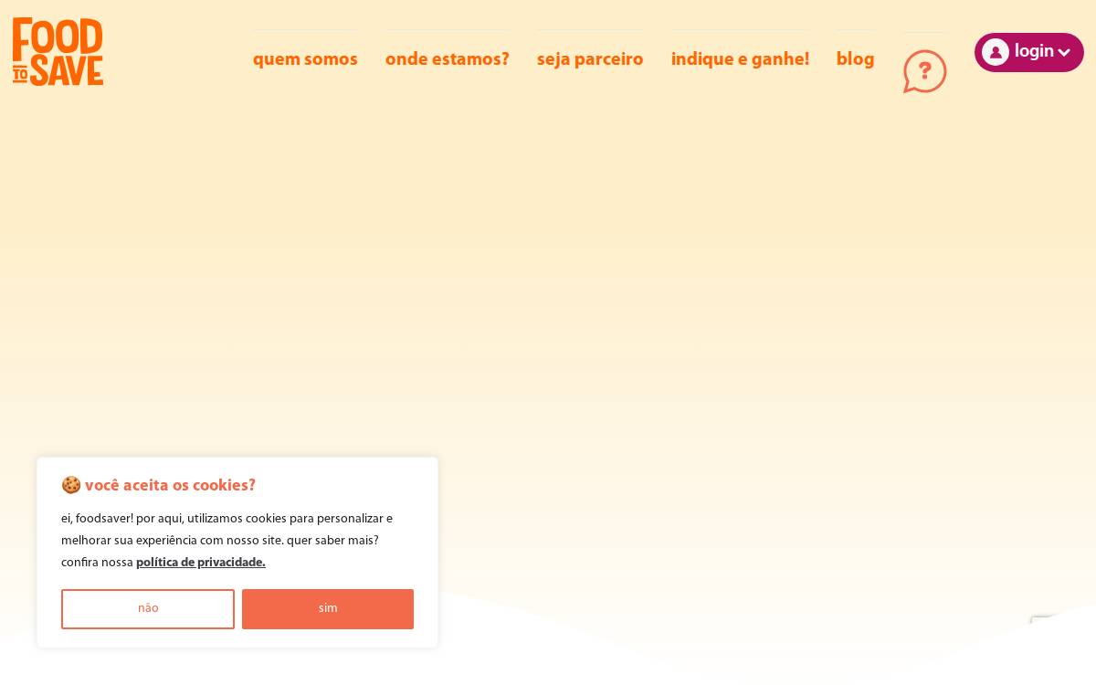 Food to Save website preview