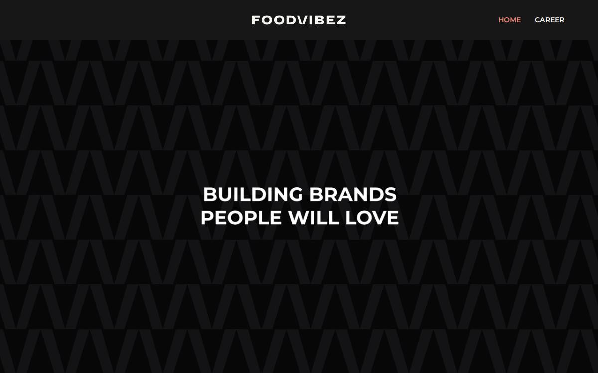 Foodvibez website preview
