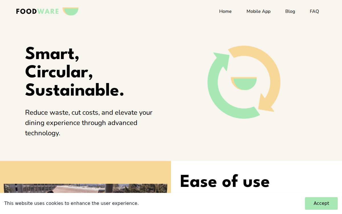 FoodWare website preview