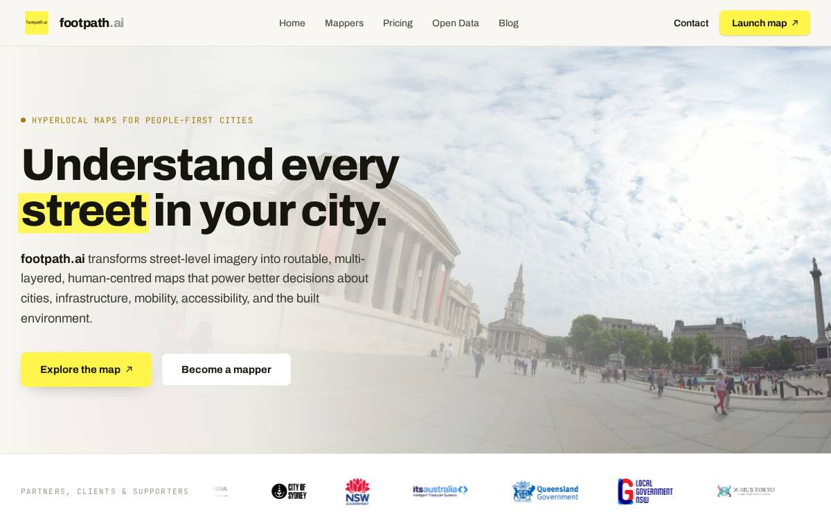 Footpath website preview