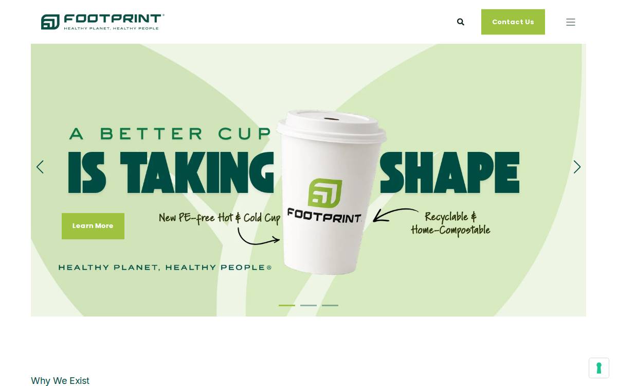 Footprint US website preview