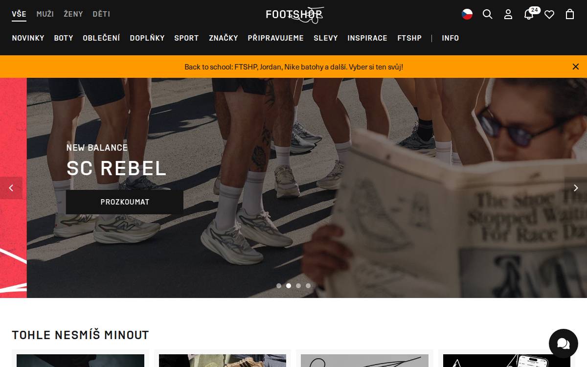 Footshop website preview