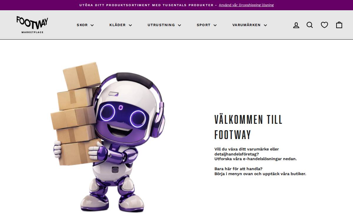 Footway website preview