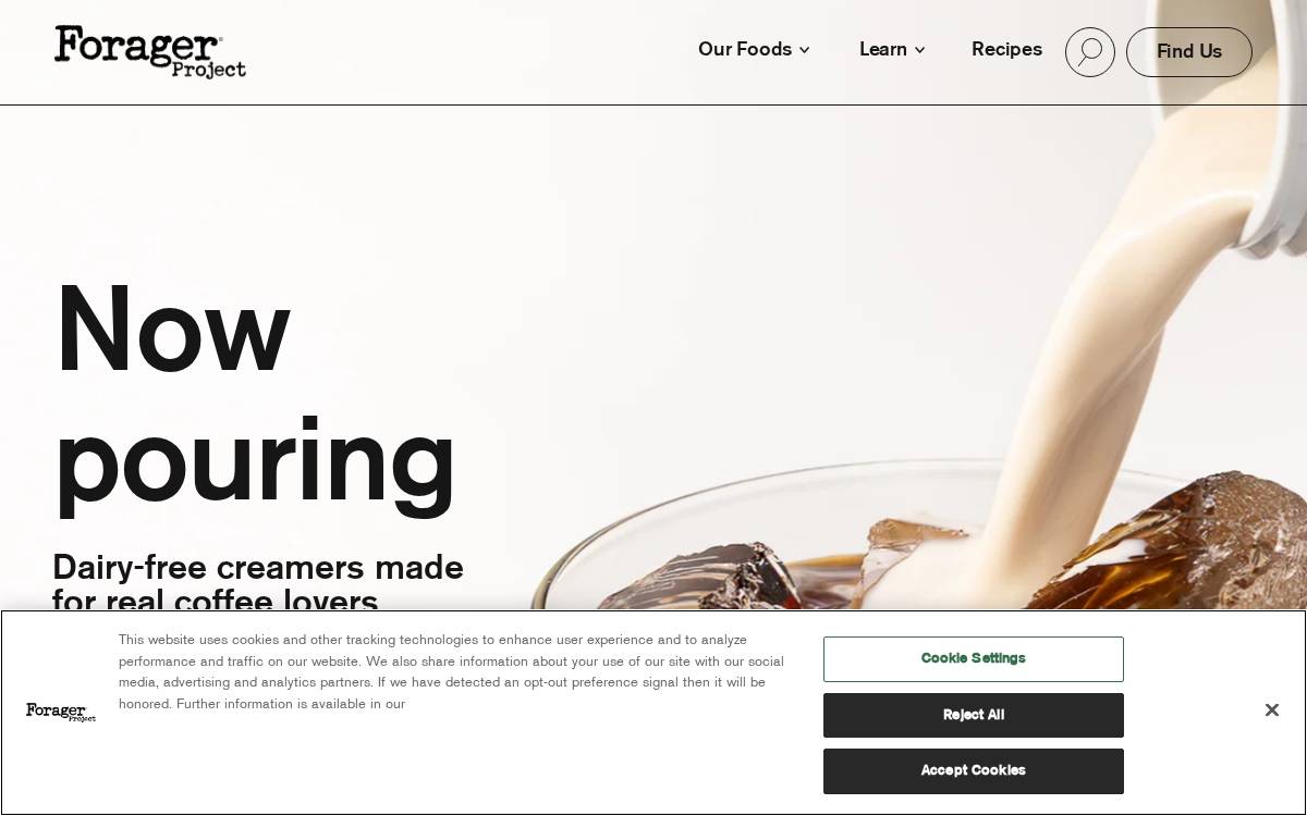 Foragerproject website preview