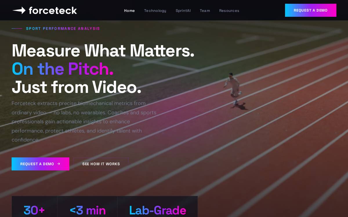 Forceteck website preview