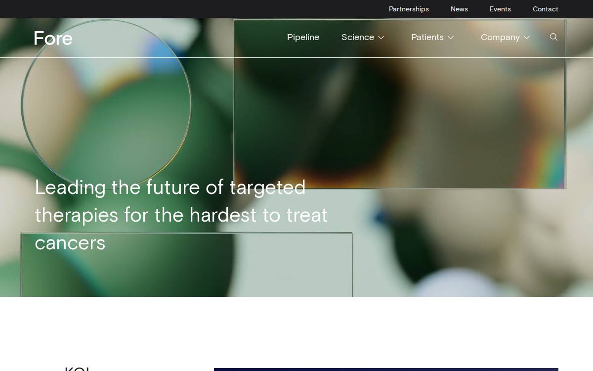 Fore website preview