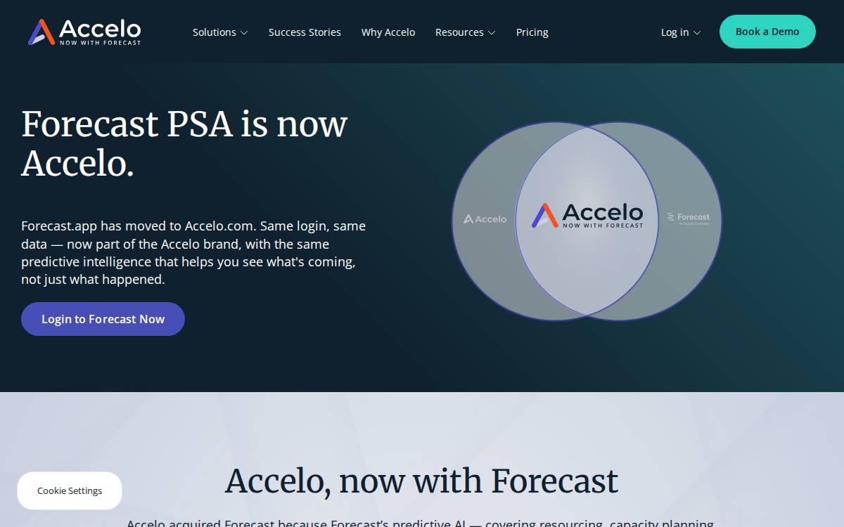 Forecast website preview