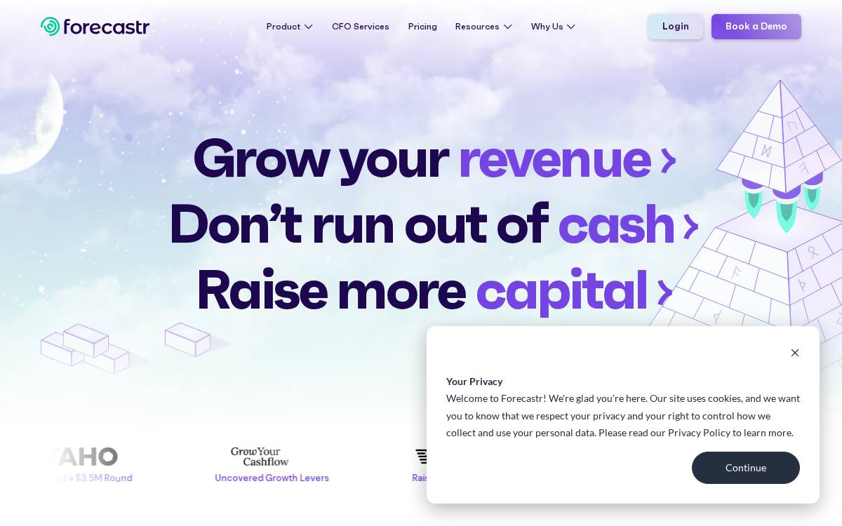 Forecastr website preview