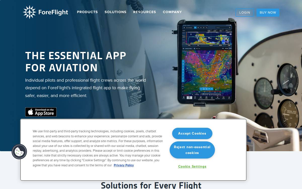 ForeFlight website preview