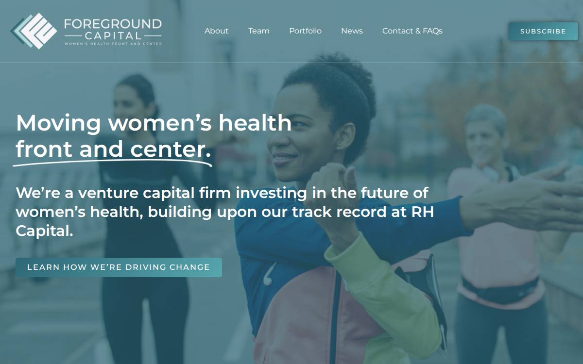 Foreground Capital website preview