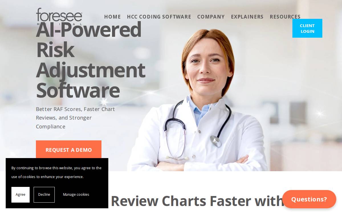 Foresee Medical website preview