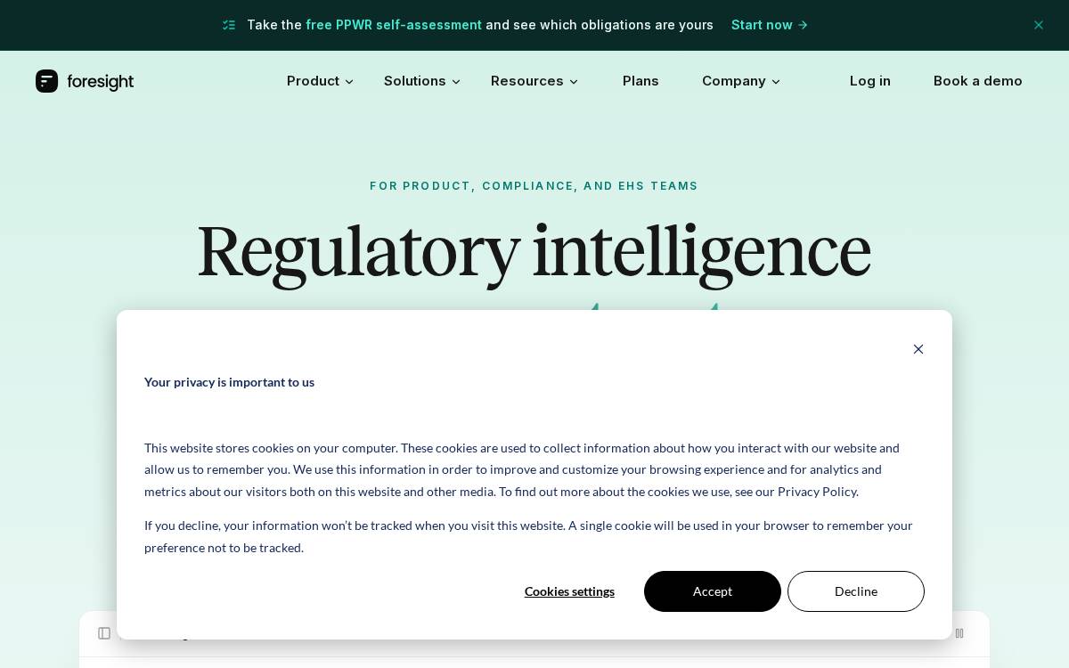 Foresight website preview
