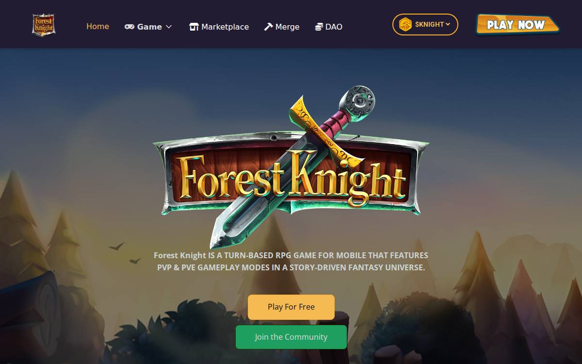 Forest Knight website preview