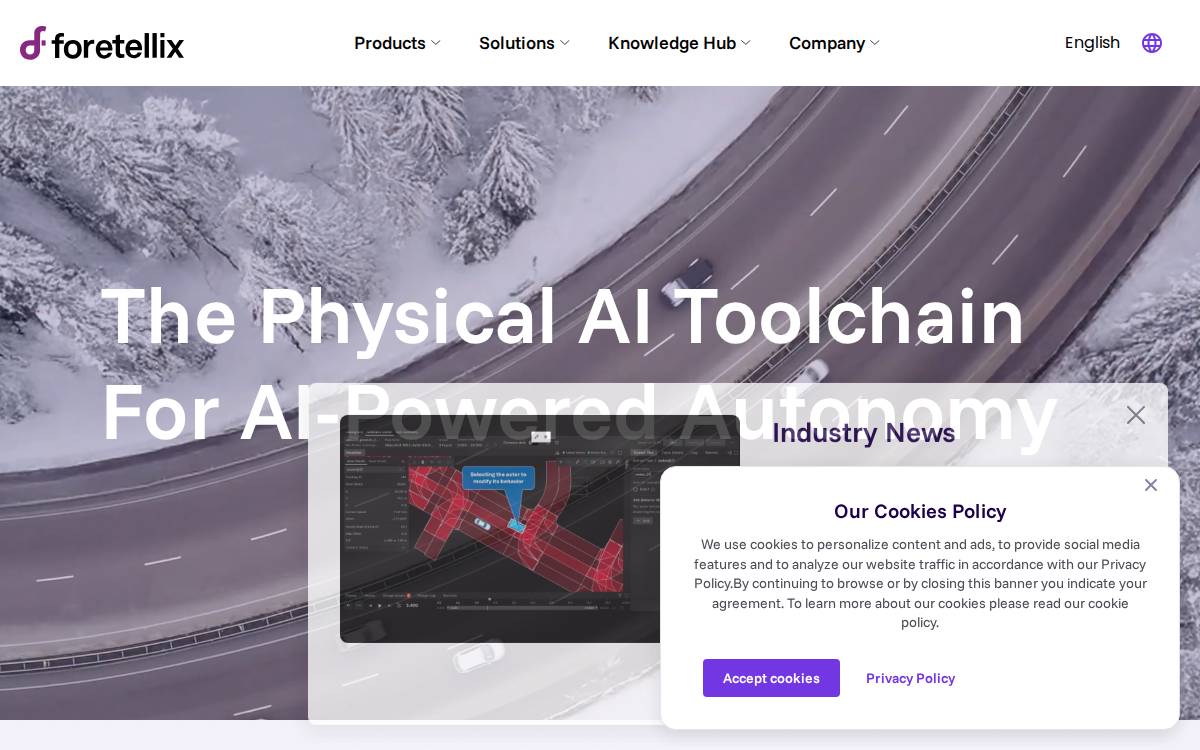 Foretellix website preview