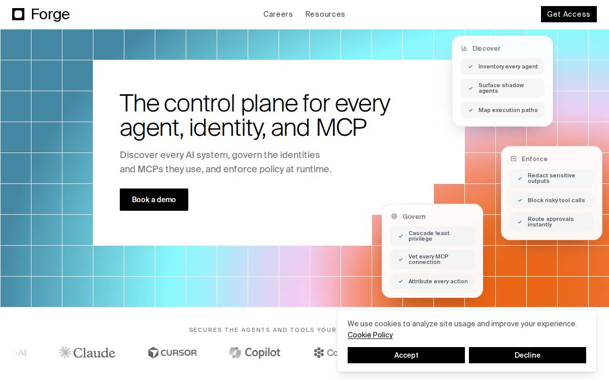 Forge website preview