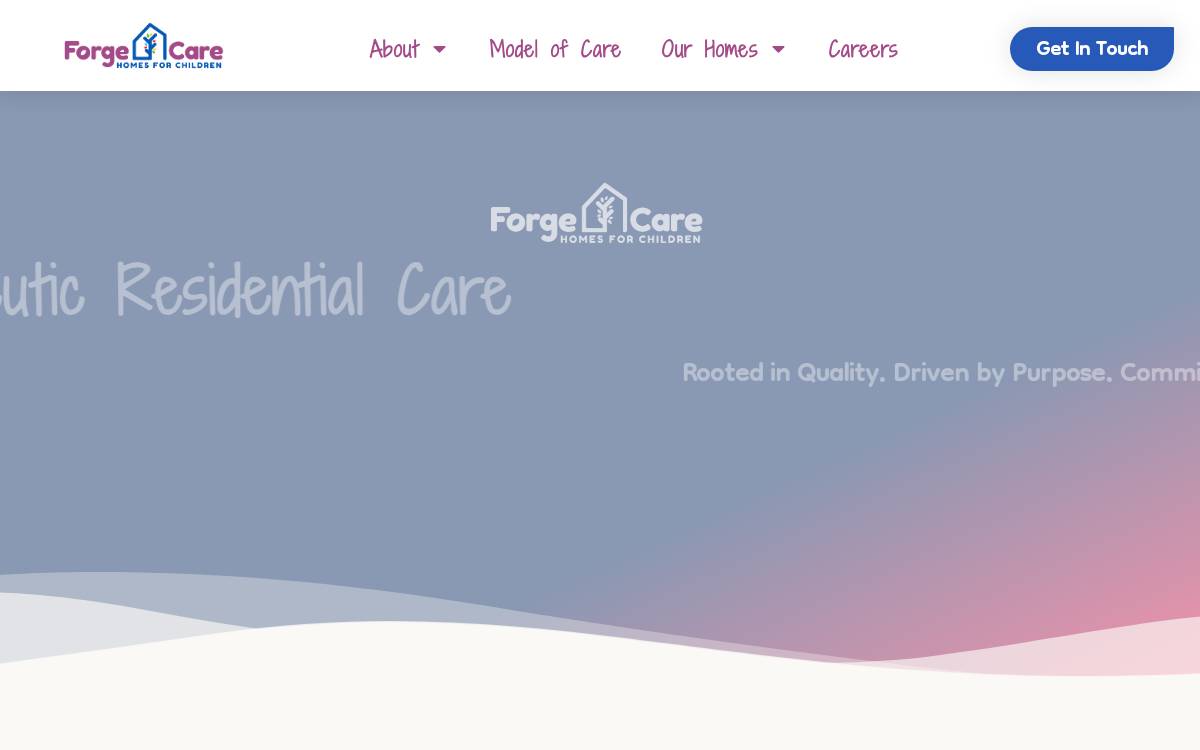 Forge Care website preview