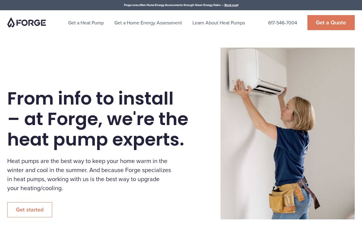 Forge Homes website preview