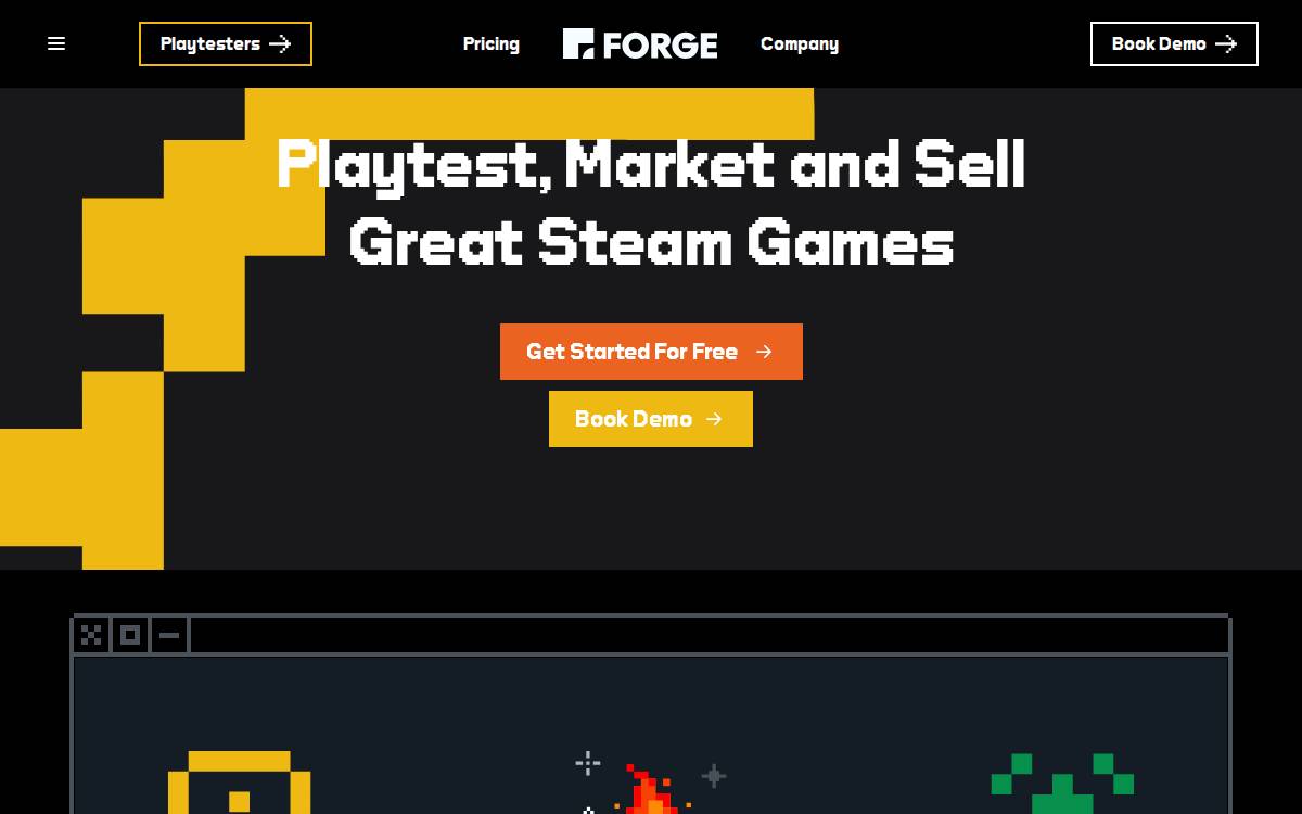 Forge website preview