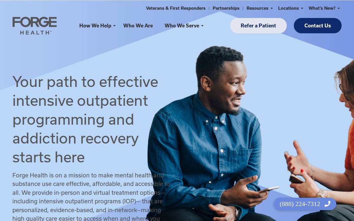 Forge Health website preview