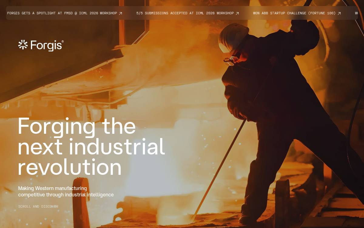 Forgis website preview