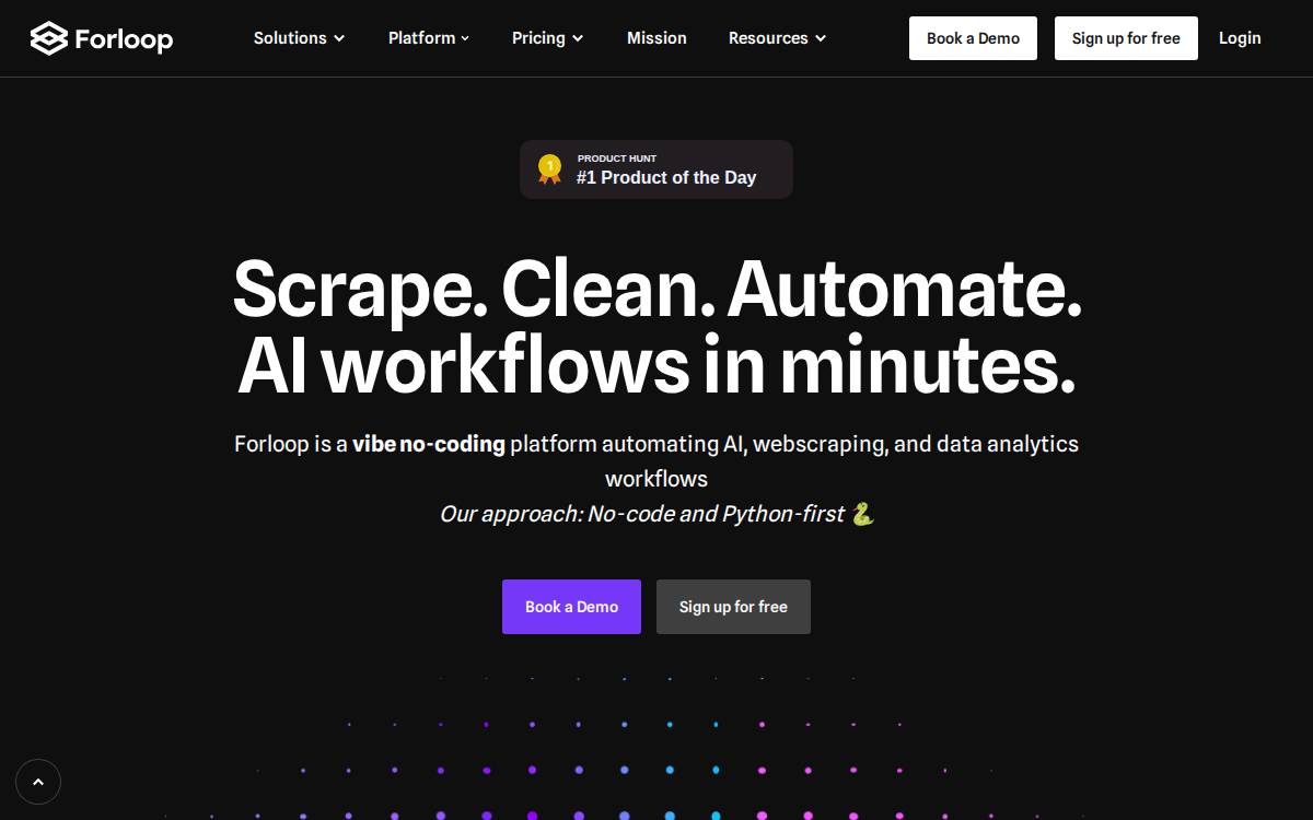 Forloop website preview