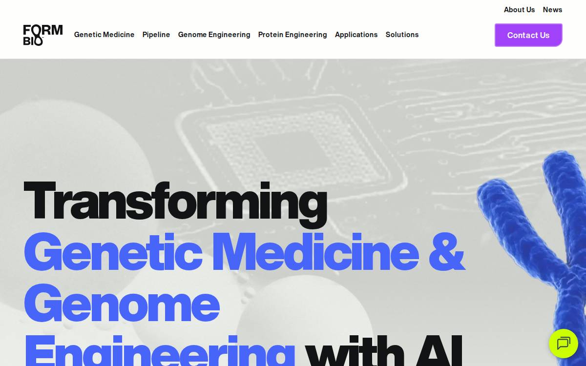 Form Bio website preview