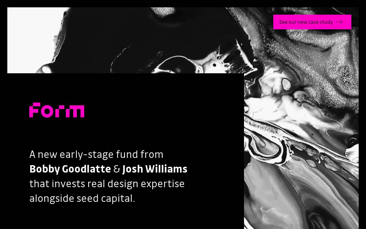 Form Capital website preview