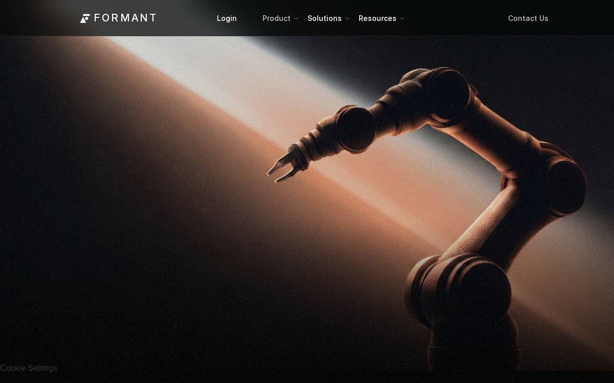 Formant website preview