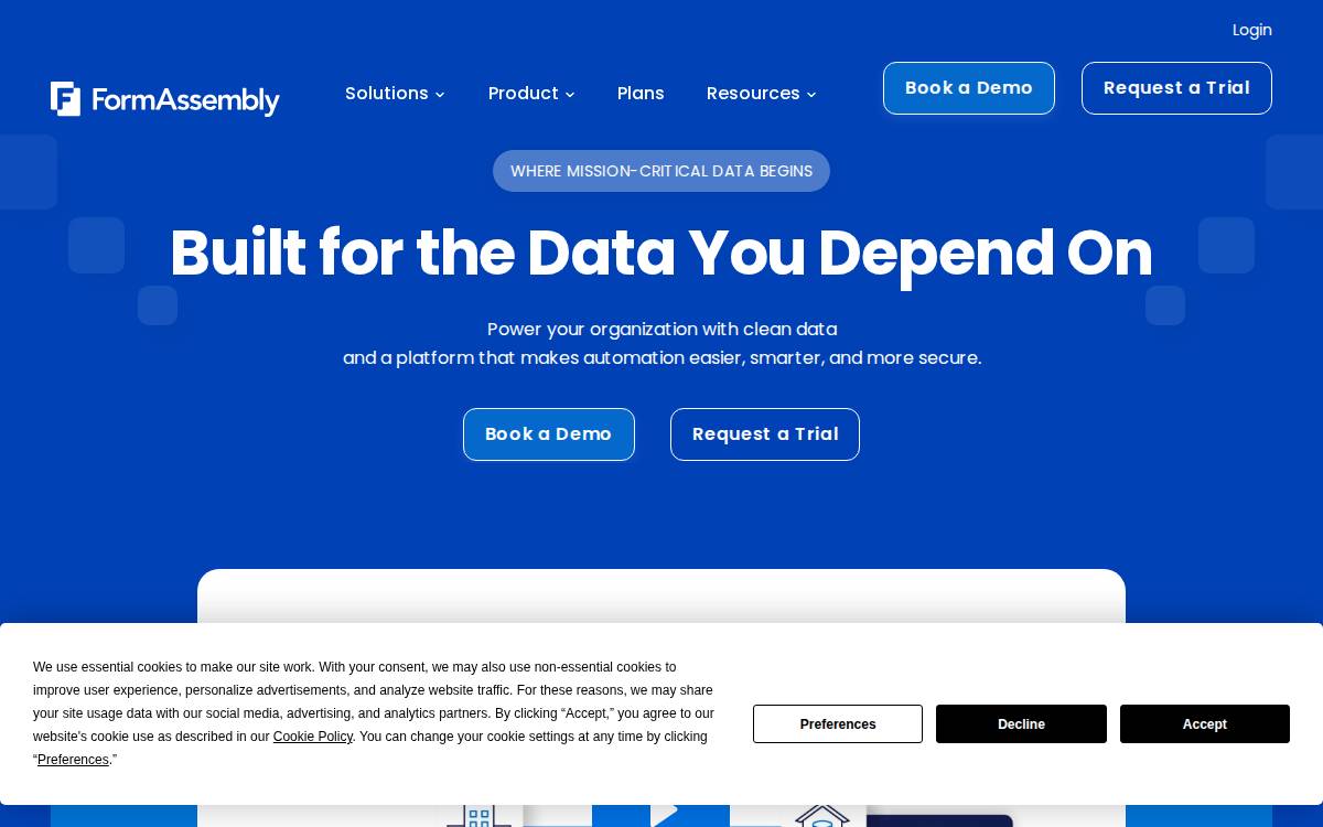 FormAssembly website preview