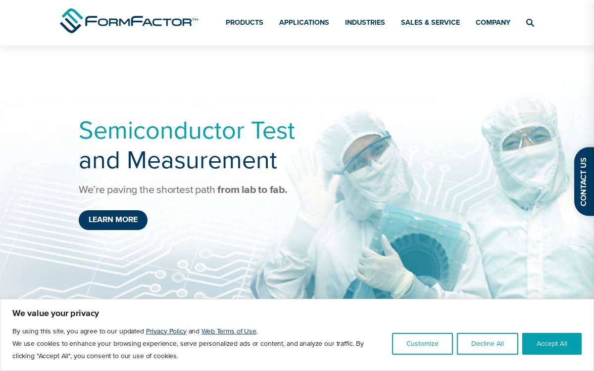 Formfactor website preview