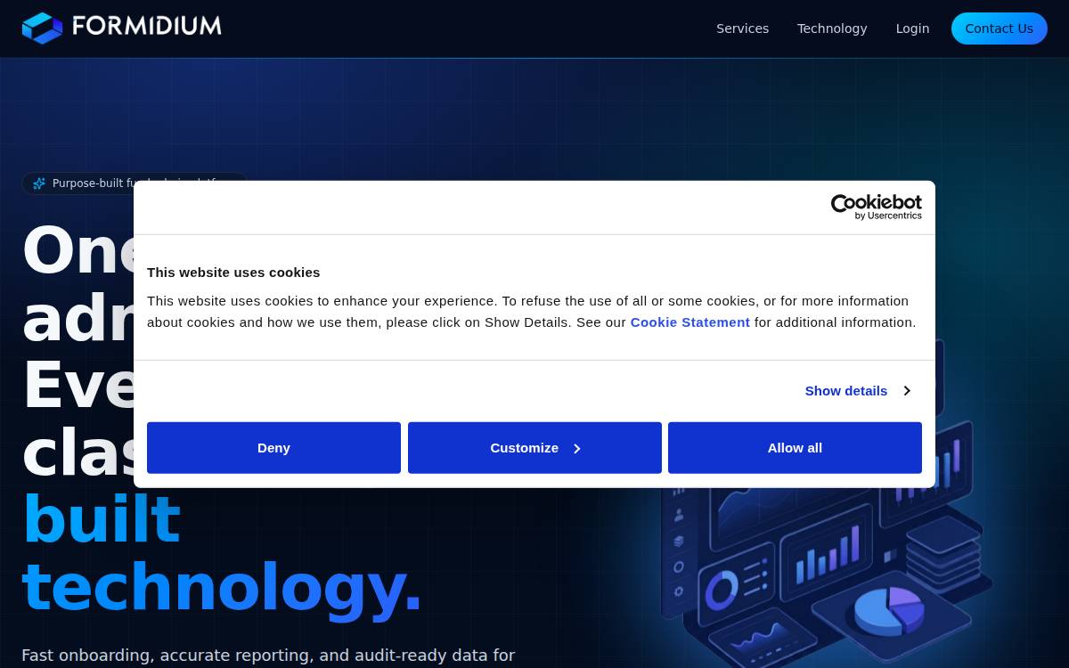 Formidium website preview