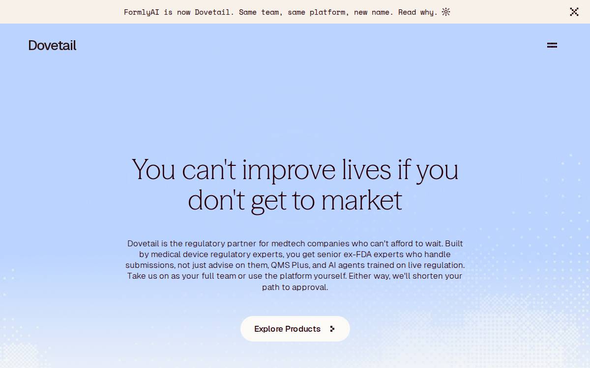 FormlyAI website preview