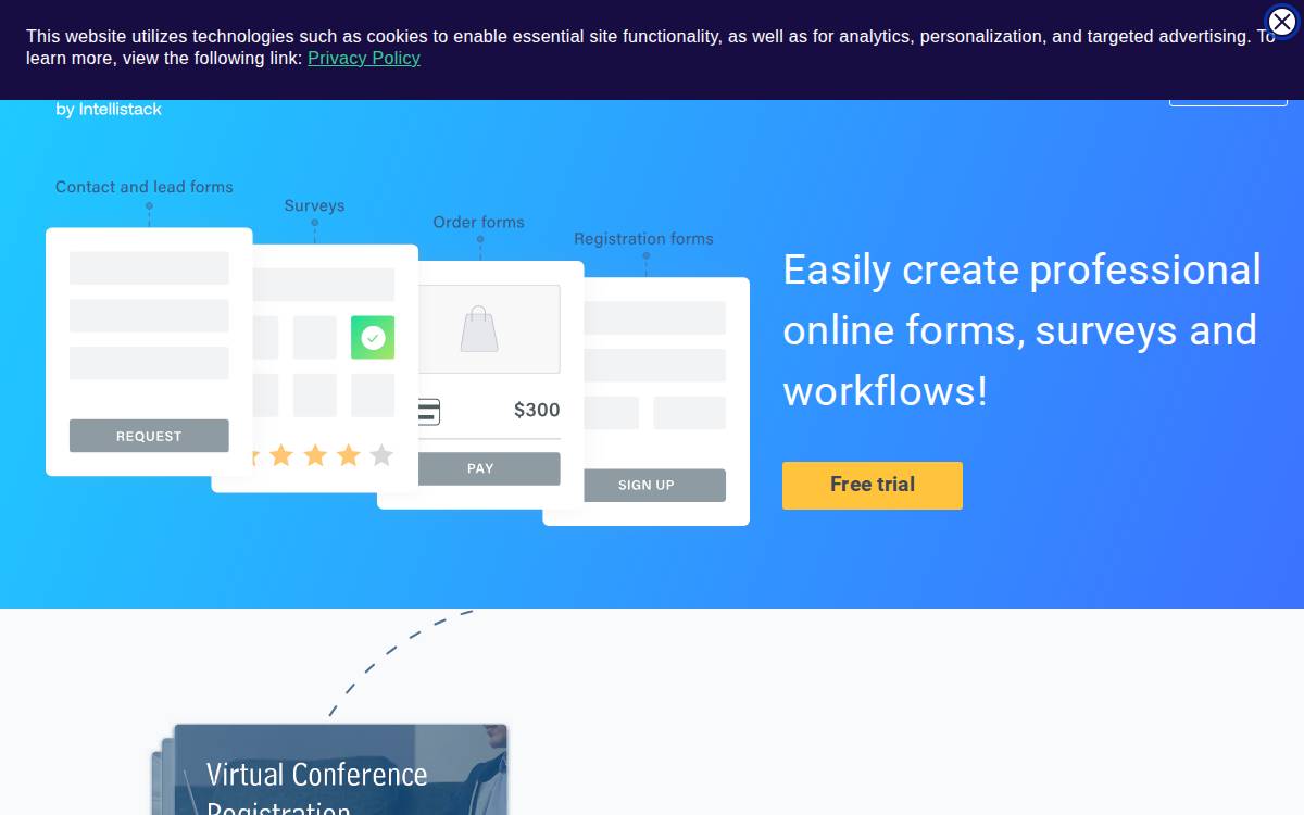 Formsite website preview