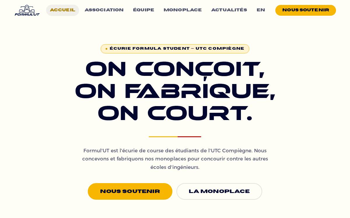 Formul'UT website preview