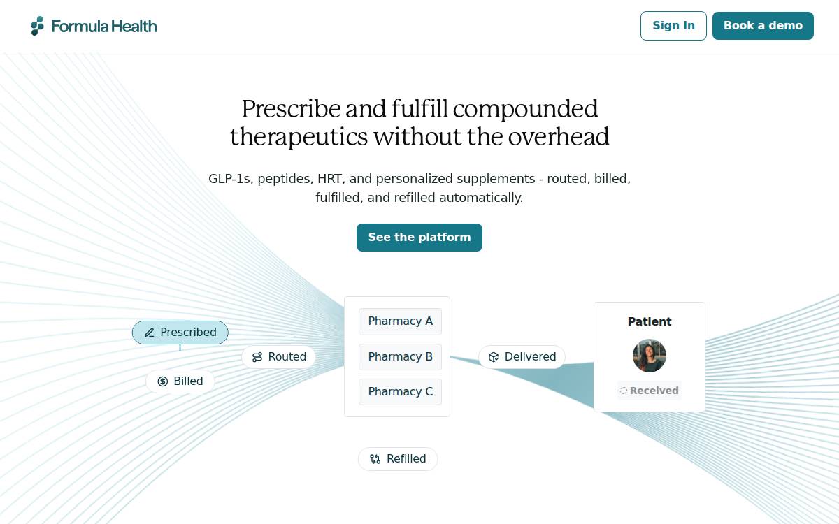 Formula Health website preview