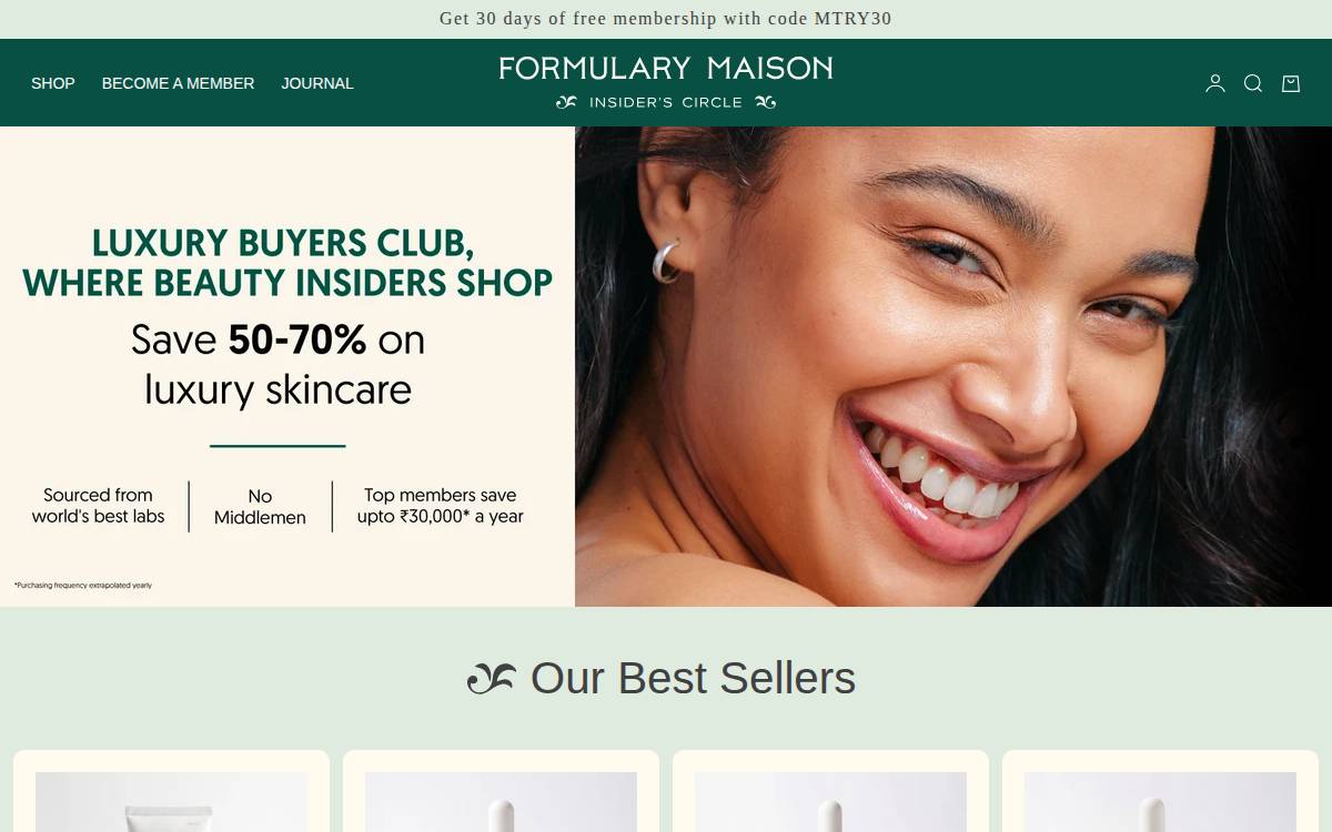 Formulary website preview