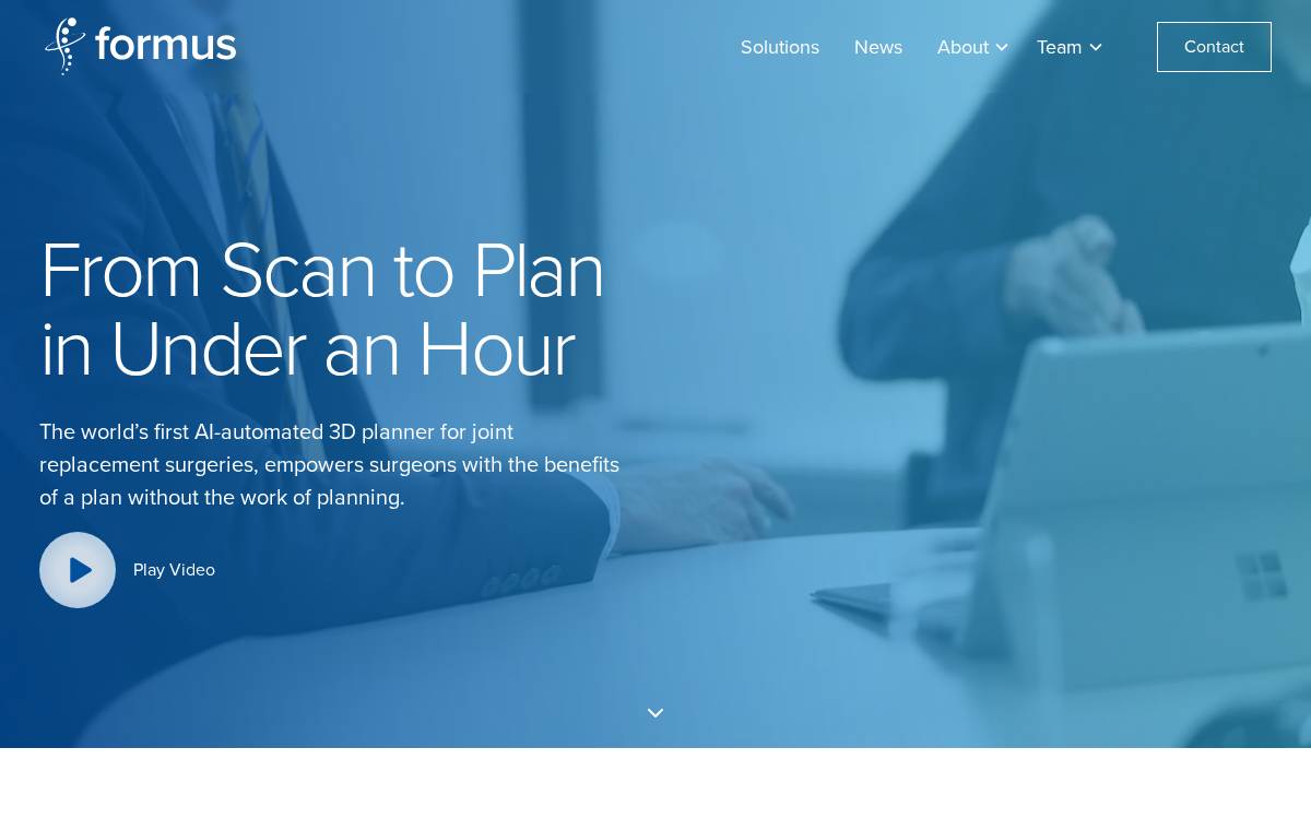 Formus website preview