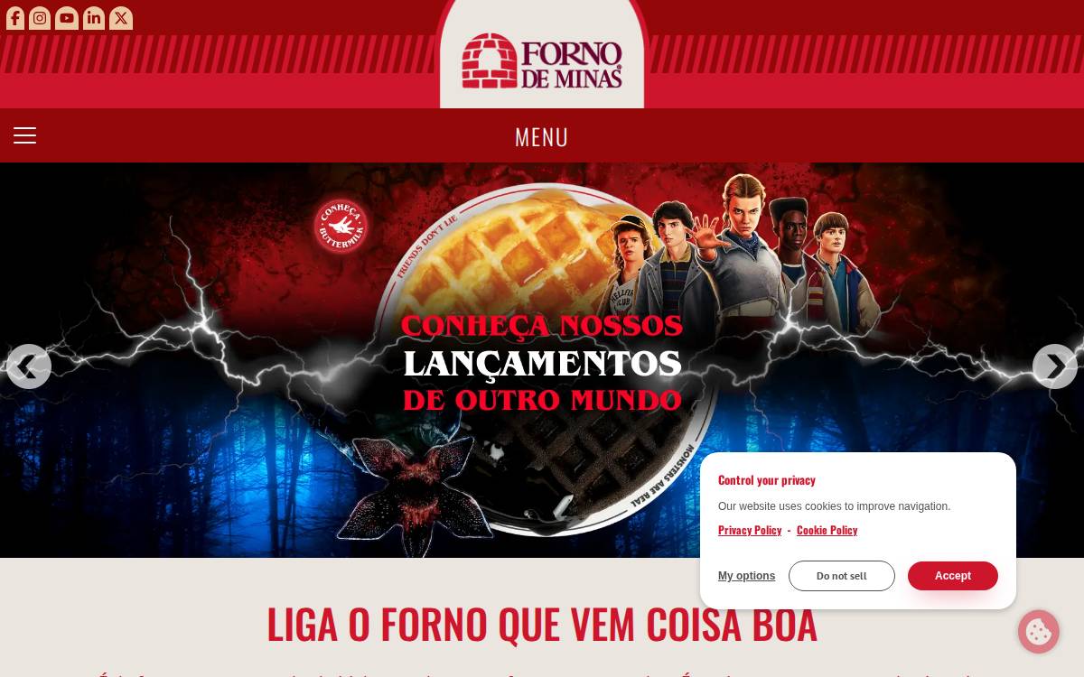 Forno de Minas website preview