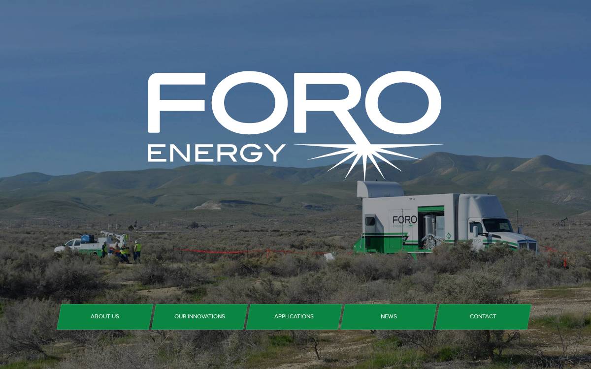 Foroenergy website preview